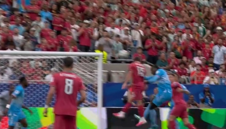 内维斯头槌维萨补时扳平 葡萄牙半场1-1民主刚果 内维斯头槌维萨补时扳平 葡萄牙半场1-1民主刚果