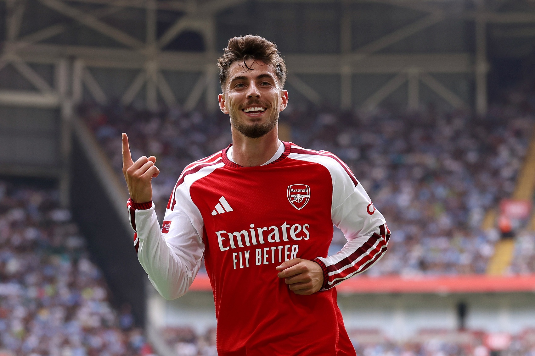 状态正佳！来英格兰踢球以来，哈弗茨首次连续4场首发均取得进球